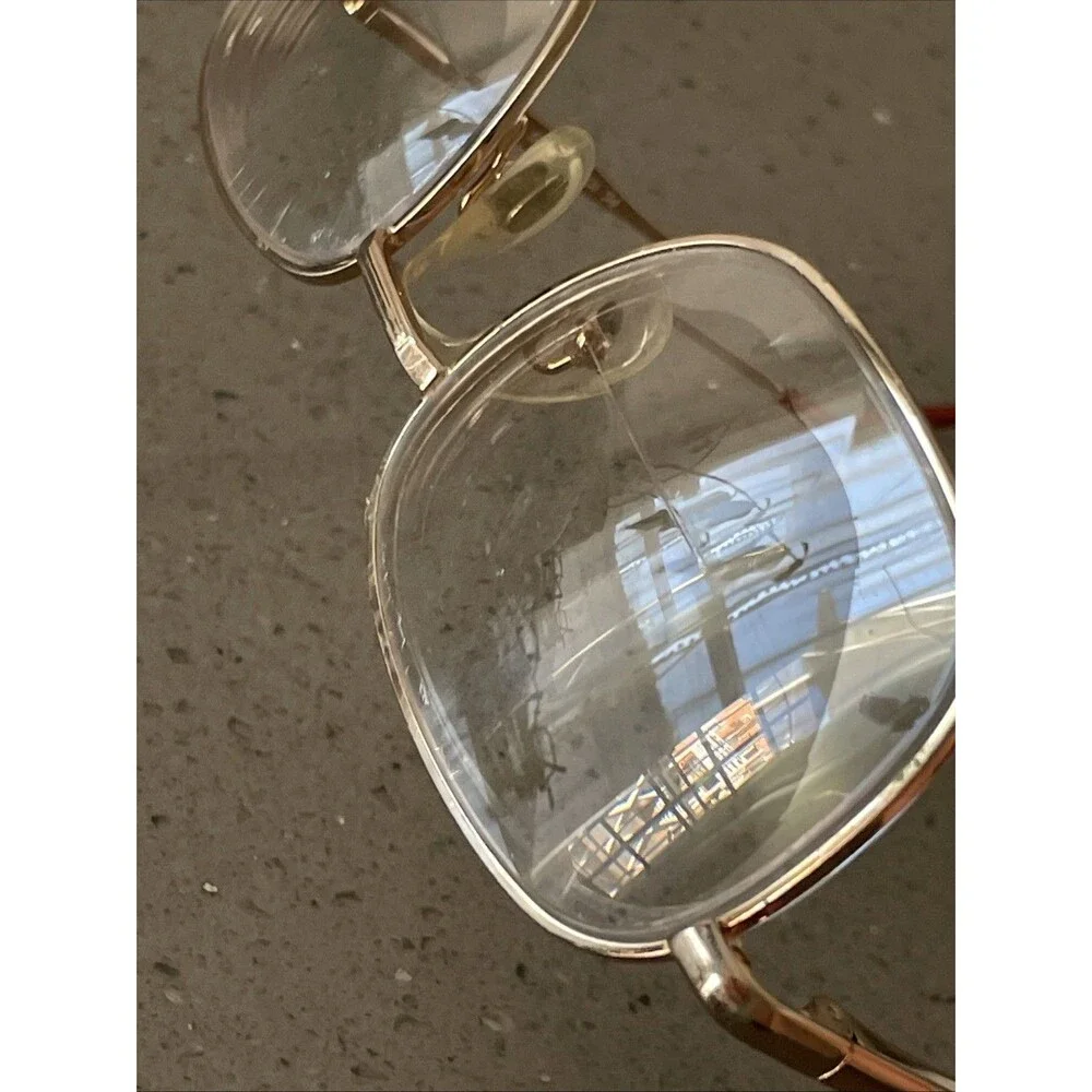 Pierre Cardin PC 117-3 Eyeglasses Frames ONLY 56-19-140 Gold full rim vintage